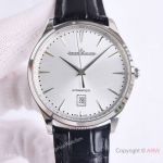 AAA Swiss Replica Jaeger-LeCoultre Master Ultra Thin Cal.9015 Silver Dial Watch 40mm